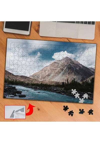 Dağın Üstündeki Bulut 240 Parça Puzzle Yapboz Tablo-s975