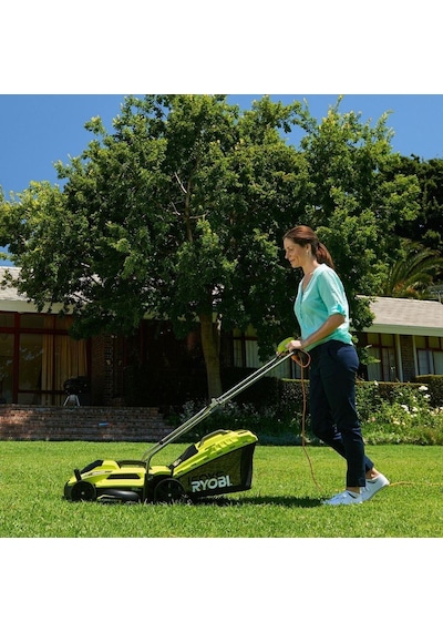 Ryobi RLM13E33S 1300 W Elektrikli Çim Biçme Makinesi 33 CM -  T5133002343