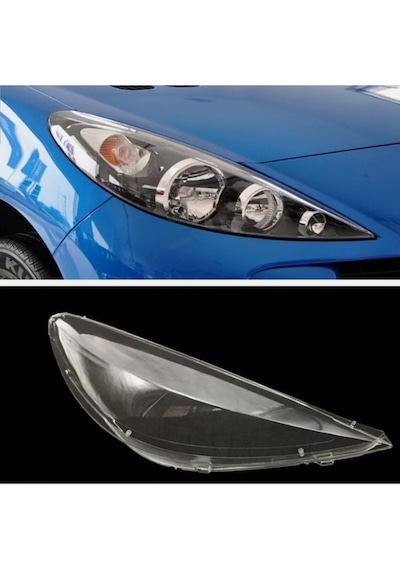 Peugeot 207 Far Camı 2006-2013 Sağ Sol Takım