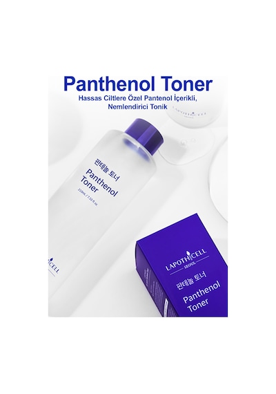 Hassas Ciltlere Özel Pantenol İçerikli, Nemlendirici Tonik Lapothıcell Panthenol Toner