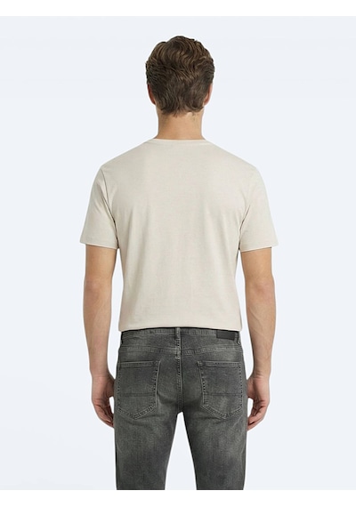 Kip Çok Renkli 1 Düz %100 Pamuk T-shirt Renkli