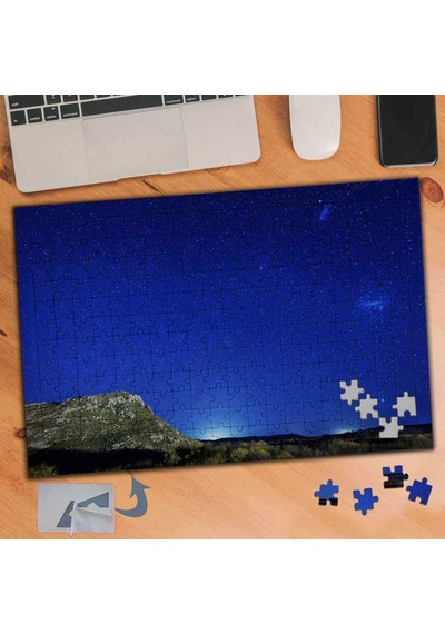 Gece Mavisi Gökyüzü, Doğa 240 Parça Puzzle Yapboz Tablo-415