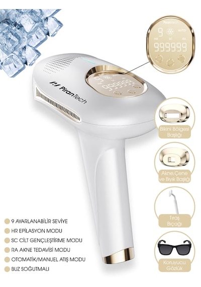 Pirantech BHRL-08 999.999 Atım Buz Lazer Epilasyon Aleti