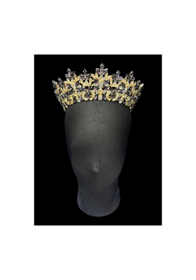 Golden Night Crown-gelin,kına,nişan,söz,after,bride,party Taç Mor - 889679471 Mor