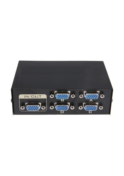 Vga Switch Çoklayıcı Çoğaltıcı Splitter 4 Port 4841A Çoklu Ekran
