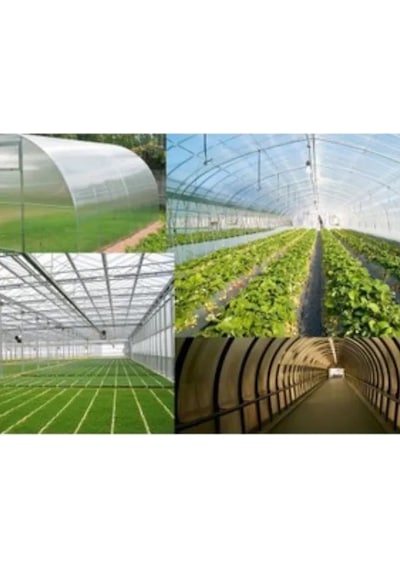 Sera Naylonu, 36 Aylık, 5 Katkılı, 350 Micron 8x43 Şeffaf Sera Örtüsü, Uv Dayanımlı, Ir, Ev, Ab, Ld