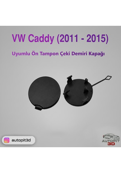 Vw Caddy 2011-2015 Uyumlu Ön Tampon Çeki Demiri Kapağı
