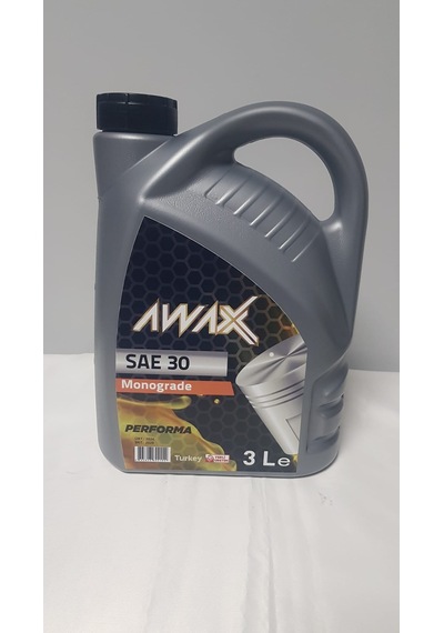 Awax Sae 30 Motor Yağı 3 L