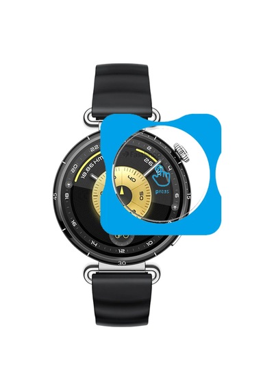 Huawei Watch Gt6 41mm Uyumlu Kolay Kurulum Aparatlı Temperli Cam Ekran Koruyucu