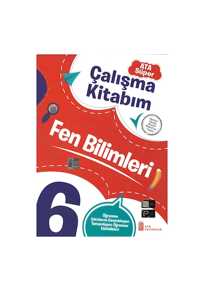 6. Sınıf Ata Süper Türkçe - Matematik - Fen Bilimleri - Sosyal Bilgiler Çalışma Kitabım Seti