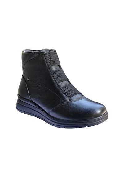Forelli ELISE 21351-H Kadın Kışlık Deri Comfort Bot Siyah