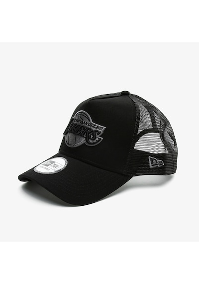 New Era Bob Team Logo 9forty Af Trckr Loslak Unisex Siyah Şapka Düz 12523911 Siyah