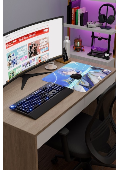 Ayato Genshin Impact Anime Gacha V3 - 48x40 Xl Gaming Mouse Pad Fare Altlığı