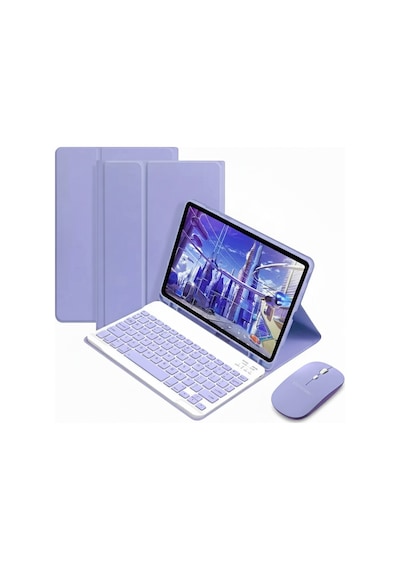 Microcase Xiaomi Poco Pad M1 12.1 İnch Tablet İçin Bluetooth Klavye Ve Mouse + Kılıf Bkk6