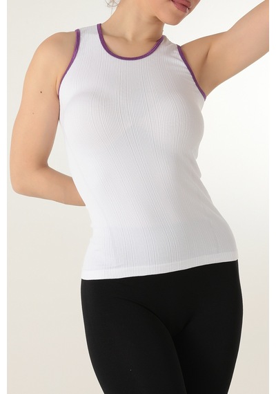 Gigotto Kadın Seamless Fitilli Atlet 001