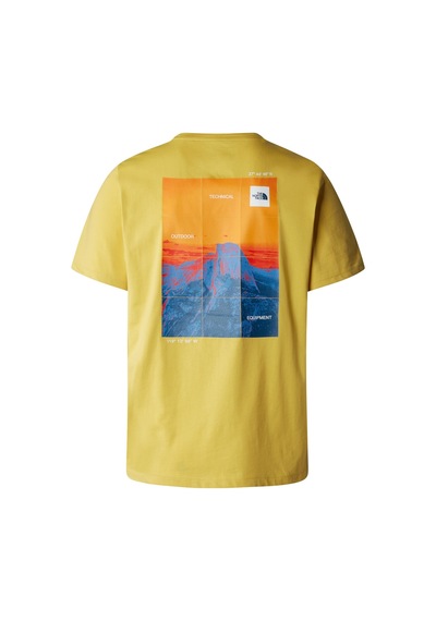 The North Face M Foundation Heatgraphic Tee Erkek T-shirt-28155-sarı Sarı