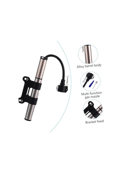 Forte Gt Bisiklet Pompası 120 Psi Gümüş Xbyc 9019