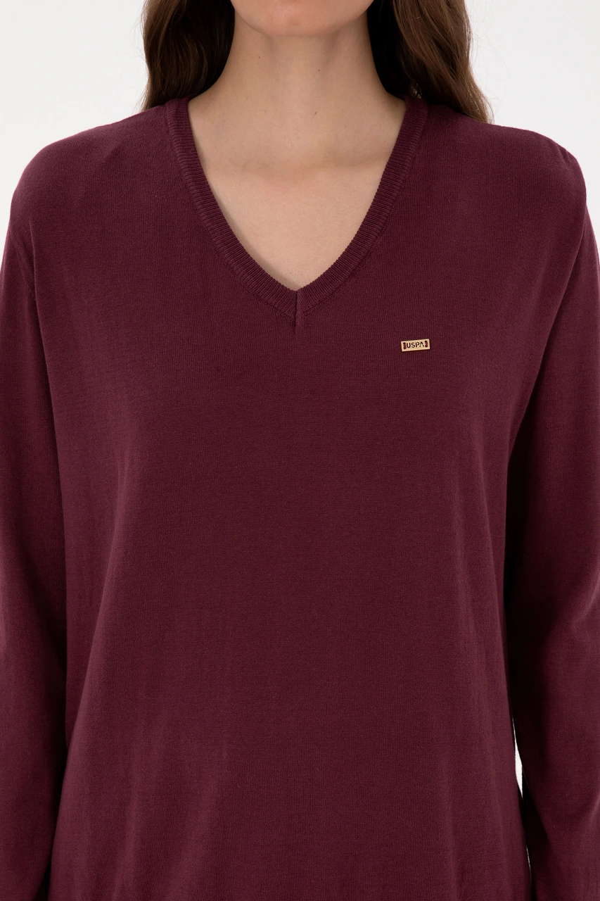 U.s. Polo Assn. Kadın Plum Kazak /triko 50313598-vr177 New Plum