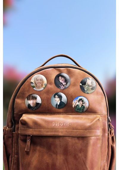 Stray Kids Çanta Süsü Rozet İğneli Buton Rozet Seti 6 Adet Çok Renkli