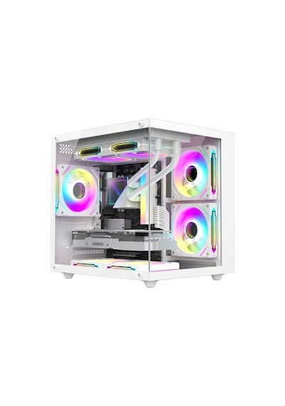 Apphirex CODE X96 R5-7500F 16 GB 512 GB M.2 SSD 8 GB RTX5060 W11P Masaüstü Oyuncu Bilgisayarı Beyaz
