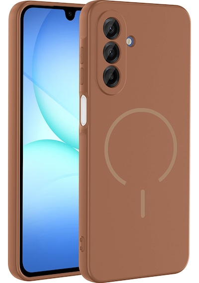 Adige Samsung Uyumlu Galaxy A17 Kılıf Silikon Meta Araç Tutucu Özellikli
