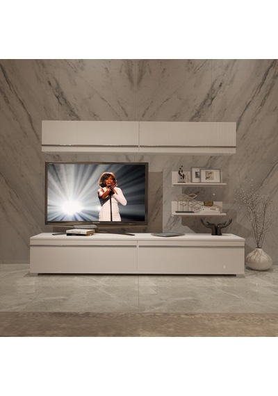 Decoraktiv Eko 5 Mdf Std Tv Ünitesi Tv Sehpası Beyaz