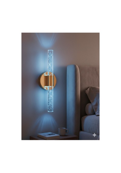 Bubbleflux Large 51 Cm Modern Tasarım Led Aplik - Duvar Lambası - Antrasit Gri - Elektrikli - Rgb Kumandalı Antrasit Rgb Elektrikli Kumandalı