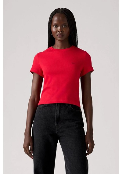 Levi's Kadın Essentıal Sporty Tee Kırmızı T-shirt - 005g4-0002-16036
