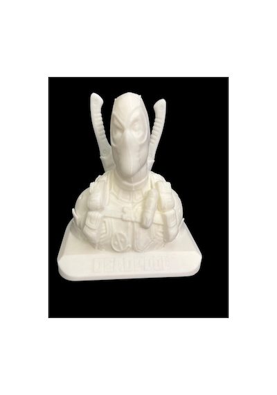 3d Deadpool Figür Boyama Seti - Kendin Boya Hobi Ve Etkinlik Seti - Akrilik Boya + 2 Fırça