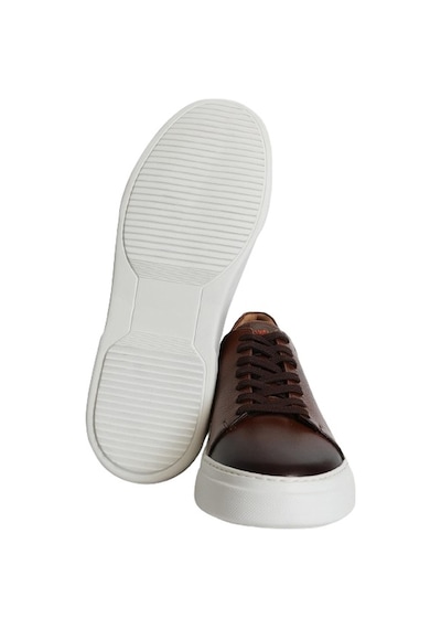 Lufian Tommy Erkek Deri Sneaker Ayakkabı - Taba