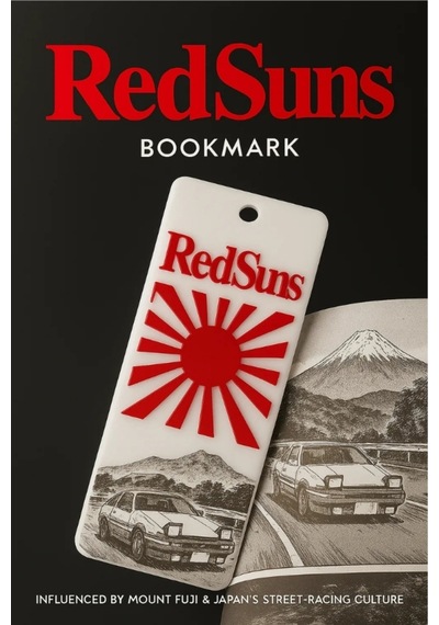 Initial D Redsuns Tasarımlı Kitap Ayracı