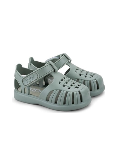 Igor İgor S10271-013 Tobby Solıd Unisex Çocuk Sandalet Yeşil 20-29 Yeşil