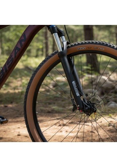 Bisan Mtx 7600 - 27'' Jant Dağ Bisikleti 17'' 43 Cm M Kadro - Bordo Siyah Çok Renkli