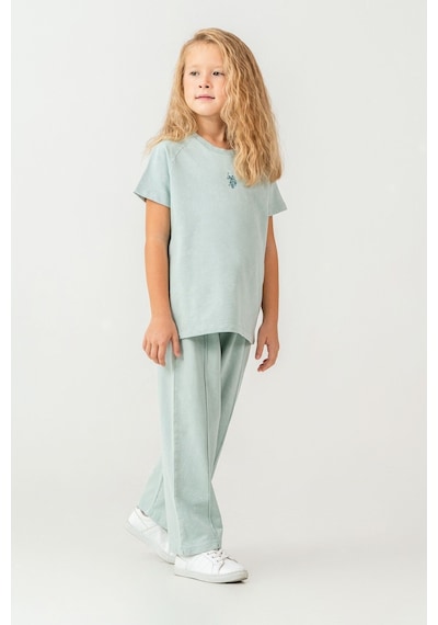 U.s. Polo Assn. Kız Çocuk Yeşil Pijama Takım 5274-49913 Yeşil