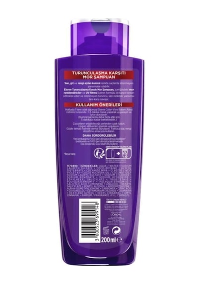 Turunculaşma Karşıtı Mor Şampuan 200 Ml