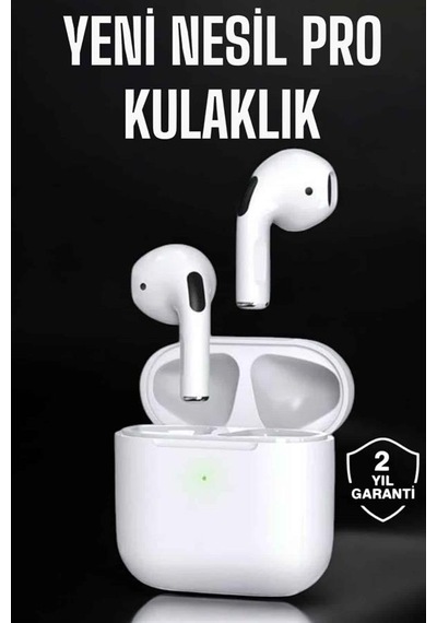 Beyaz Yeni Nesil Pro Bluetooth Kulaklık Yüksek Ses Kaliteli Anc Özelliği - Lisinya