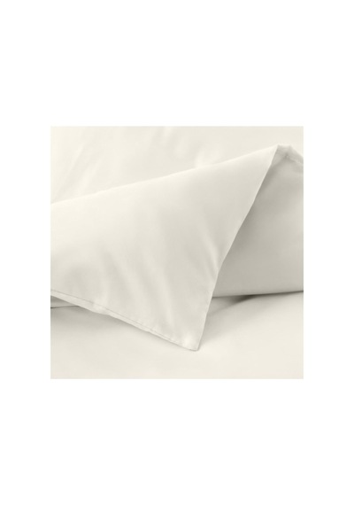 Organik Pamuk Akfil Nevresim Takımı Çift Kişilik 200x220 Cm Kırık Beyaz Kırık Beyaz 200 X 220 Diğer
