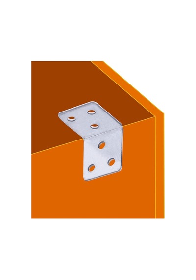 L Demir Köşebent 25x25x30 Mm 10 Adet Mobilya Dolap Raf Köşe Bağlantı Gönye Sabitleme Vida Hediyeli Çoklu Renk