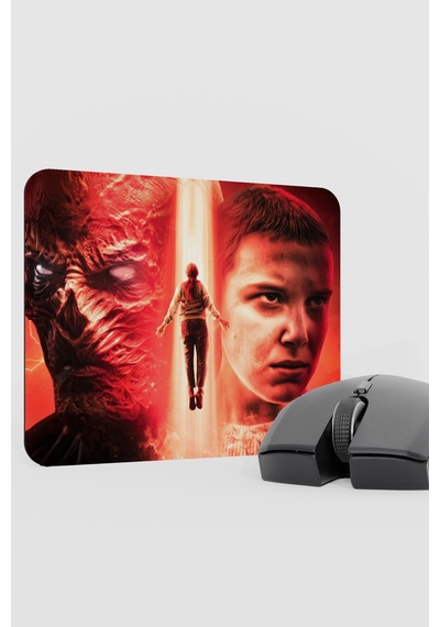 Stranger Things 2 V3 22x18 Gaming Kauçuk Kaymaz Taban Mouse Pad Fare Altlığı