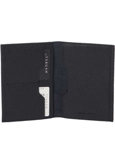 Tergan Siyah Deri Unisex Pasaportluk - S1ps00001657-a41 Siyah