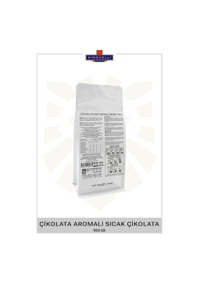 Simonelli Çikolata Aromalı Sıcak Çikolata 900 G