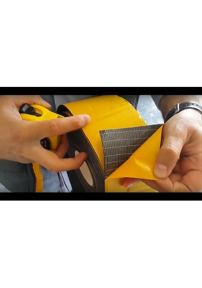 Pimaş Gider Borusu Ses Yalıtımı Kauçuk Bant Yapışkanlı 10cm X 10metre