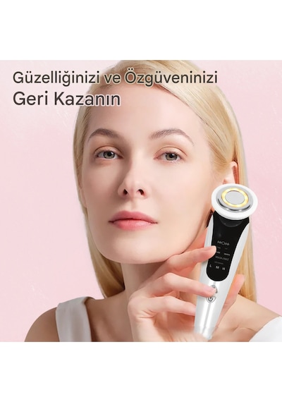 7 Program Boyun Ve Yüz Germe Sarkma Kırışıklık Ems Güzellik Ve Yüz Germe Masaj Cihazı
