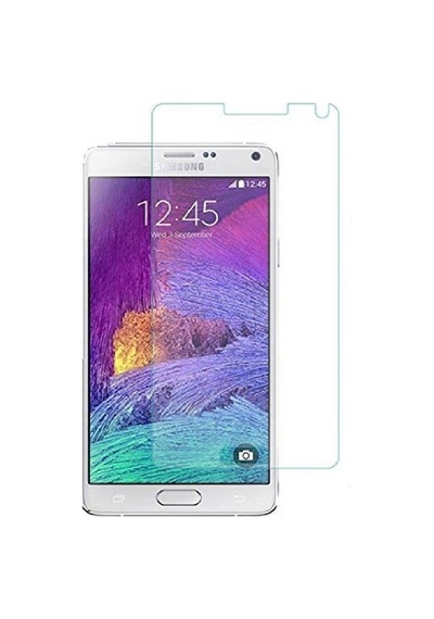 Samsung Uyumlu Galaxy Note 4 Nano Kırılmaz Cam Ekran Koruyucu Şeffaf
