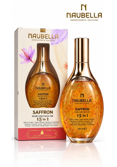 Saffron Oil 15 In 1 Değerli Yağ Içerikli Saç Vücut Ve Yüz Bakım 120 Ml