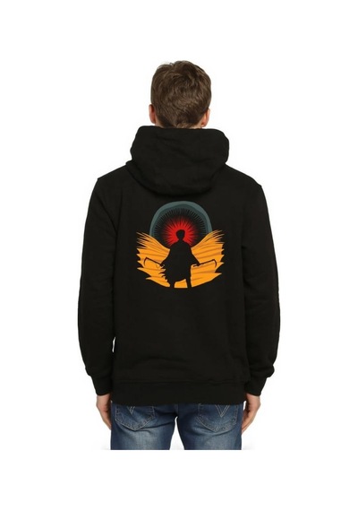 Bant Giyim - Dune Siyah Kapşonlu Erkek Sweatshirt