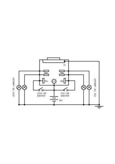 24 Volt - Elo Far Rölesi 4 X 100W