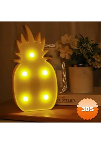 Ananas Led Gece Lambası Tropikal Enerjiyi Mekanınıza Taşıyın