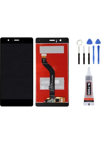 Huawei P9 Lite 2017 Siyah Uyumlu Ekran Lcd Dokunmatik Tamir Seti Ve Yapıştırıcı Yanında Yedcom