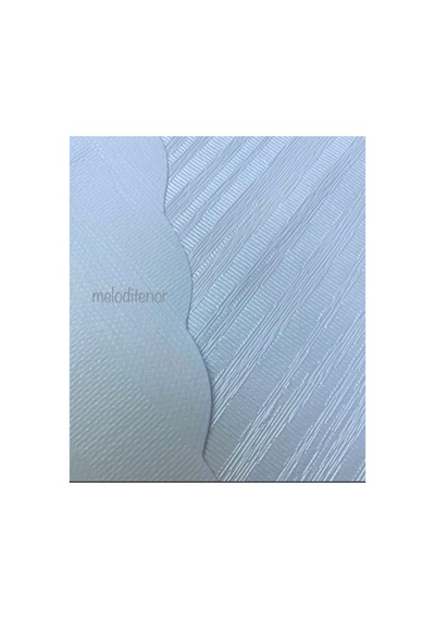Astarlı Düz Çizgili Kendindeni Desenli Kaymaz Silinebilir Yuvarlak Pvc Muşamba Masa Örtüsü Beyaz